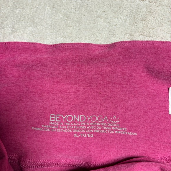 Lot‎ 2 Beyond Yoga Womens Spacedye At Your Leisure High Waisted Biker Shorts XL - Picture 3 of 16